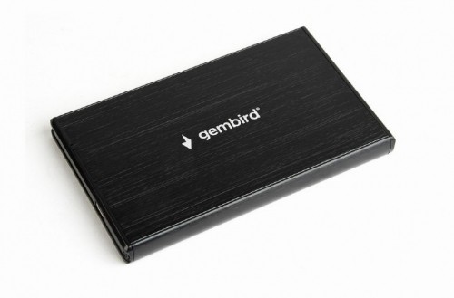 Gembird EE2-U3S-3 storage drive enclosure HDD enclosure Black 2.5" image 1