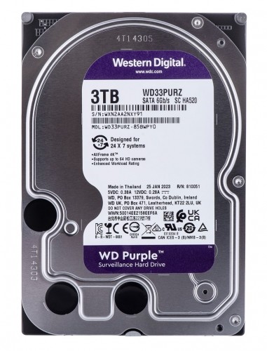 WD Western Digital Blue Purple 3.5" 3 TB Serial ATA III image 3