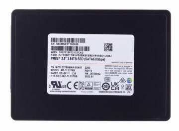Samsung Semiconductor SSD Samsung PM897 3.84TB SATA 2.5" MZ7L33T8HBNA-00A07 (DWPD 3)