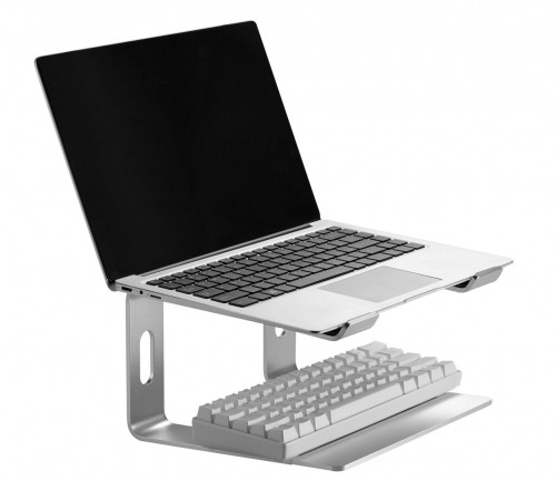 Gembird NBS-D1-01 laptop stand Aluminium, Silver 39.6 cm (15.6") image 5