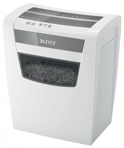 Leitz IQ Home Office P-4 paper shredder Particle-cut shredding 22 cm White image 1
