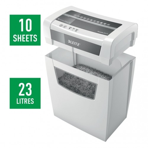 Leitz IQ Home Office P-4 paper shredder Particle-cut shredding 22 cm White image 5