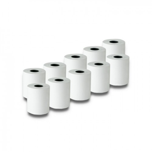 Qoltec 51900 Thermal roll 57 x 27 | 55g / m2 | 10 pcs. | BPA free image 1
