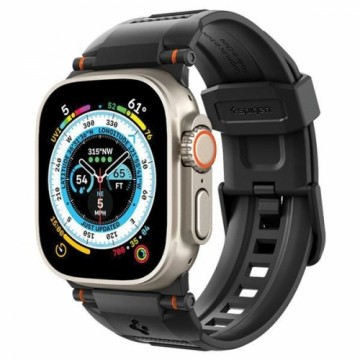 Spigen Rugged Ultra Band Apple Watch 4|5|6|7|8|9|SE|Ultra|Ultra 2 42|44|45|49mm czarny|matte black AMP07105
