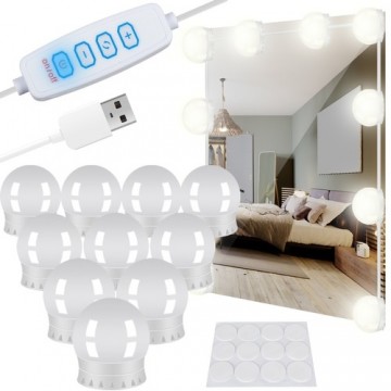 Izoxis LED lamps for the mirror/dressing table - 10 pcs. (15926-0)