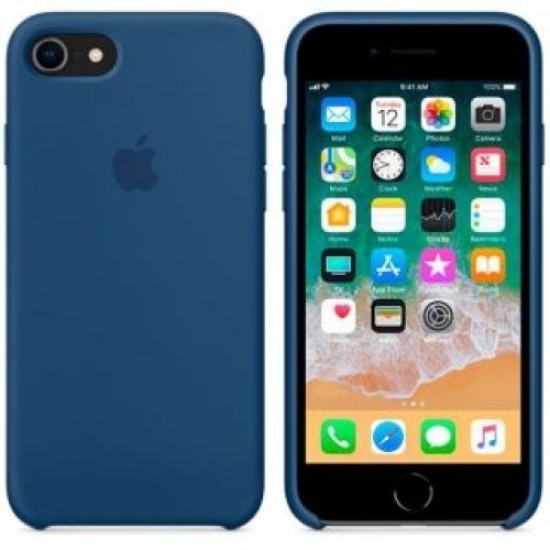 Apple  
         
       iPhone 7/8/SE2020/SE2022 Silicone Case MQGN2ZM/A 
     Blue Cobalt image 1