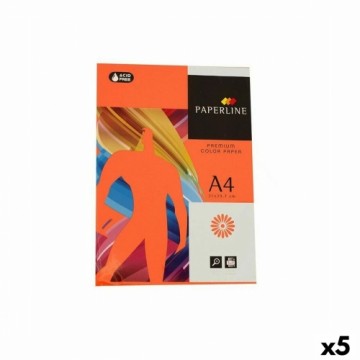 Papīra drukāšanai Fabrisa Paperline A4 500 Loksnes Oranžs (5 gb.)