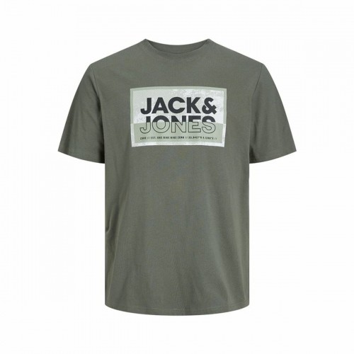 Krekls ar Īsām Piedurknēm Bērniem Jack & Jones logan Agave Tumši zaļš image 1