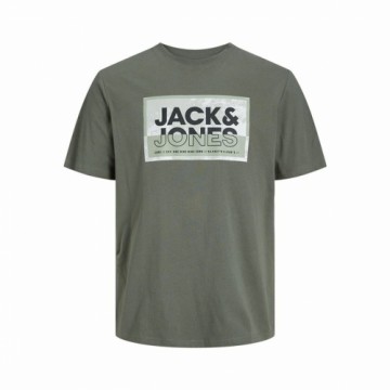 Krekls ar Īsām Piedurknēm Bērniem Jack & Jones logan Agave Tumši zaļš