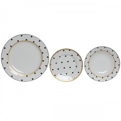 Набор посуды Home ESPRIT Белый Фарфор 18 Предметы 27 x 27 x 2 cm image 2