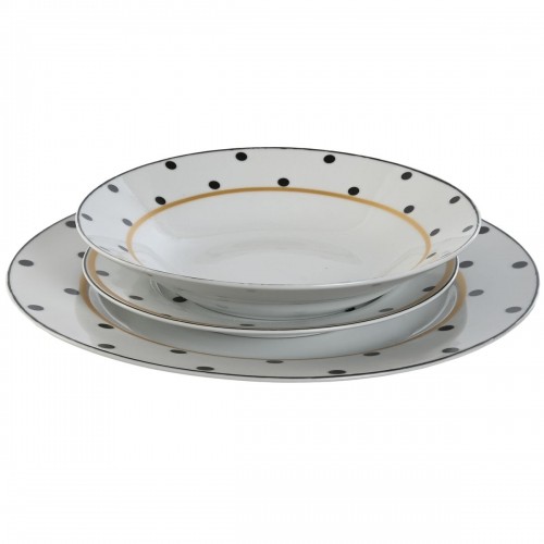 Набор посуды Home ESPRIT Белый Фарфор 18 Предметы 27 x 27 x 2 cm image 5