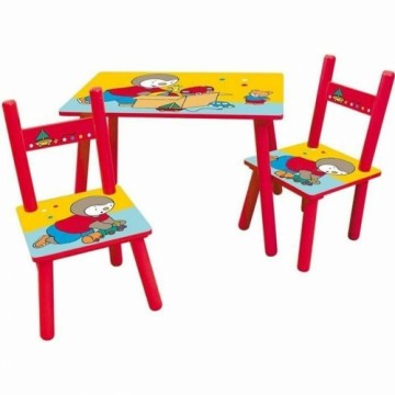 Bērnu galda un krēslu komplekts Fun House T'CHOUPI