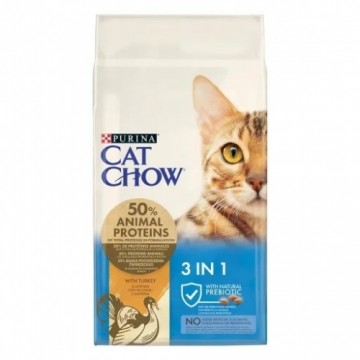 Purina Nestle Purina Cat Chow 3in1 cats dry food 15 kg Adult Turkey
