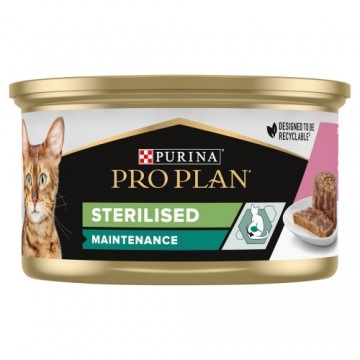 Purina Nestle PURINA Pro Plan Sterilised Pate with salmon and tuna - wet cat food - 85 g