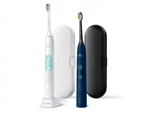 Philips Sonicare ProtectiveClean 5100 ProtectiveClean 5100 HX6851/34 2-pack sonic electric toothbrushes with accessories image 5