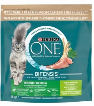 Purina Nestle PURINA One Bifensis Indoor Formula - dry cat food - 1,5 kg