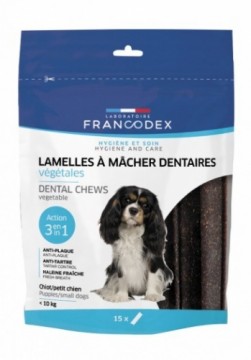 FRANCODEX Dental Small - tartar removal strips for dogs - 15 pcs.