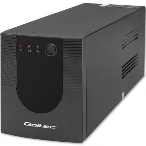 Qoltec 53776 uninterruptible power supply (UPS) Line-Interactive 1.5 kVA 900 W 4 AC outlet(s) image 1