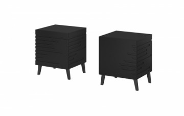 Cama Meble Cama bedside cabinet NOVA 44x40x52 mat black
