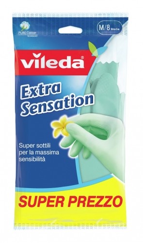 Gloves Vileda Extra Sensation "M" image 1