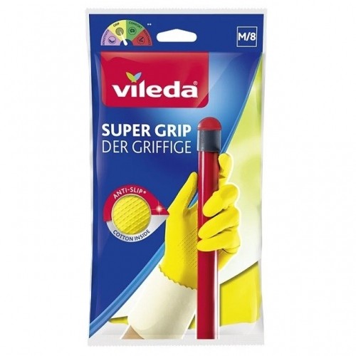 Gloves Vileda Super Grip "M" image 1