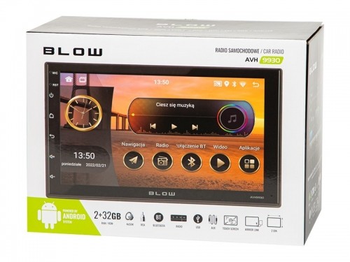 Radio BLOW AVH-9930 2DIN 7" GPS Android 11 image 2