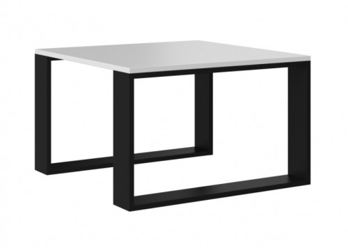 Top E Shop MODERN MINI table 67x67x40 cm White/Black image 1