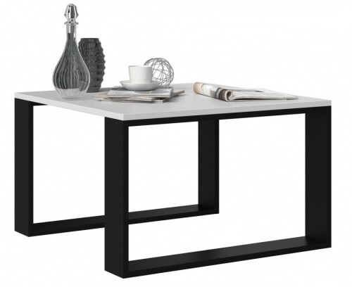 Top E Shop MODERN MINI table 67x67x40 cm White/Black image 2