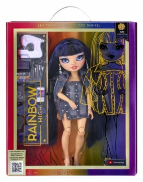 MGA Rainbow High Blue Fashion Doll- Kim Nguyen