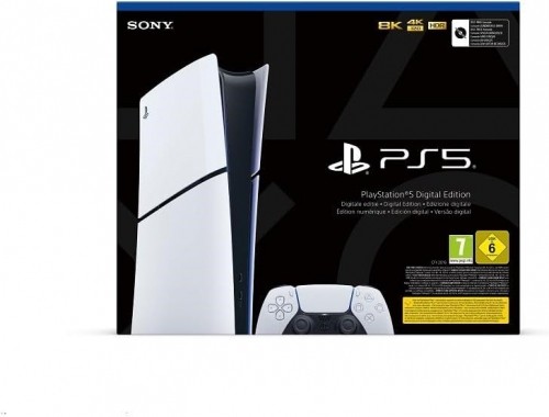 Console Sony PlayStation 5 Digital Slim Edition 1TB SSD Wi-Fi Black, White image 3