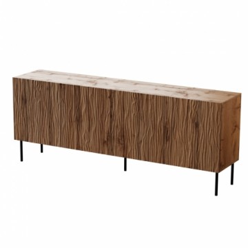 Cama Meble JUNGLE chest of drawers 190x40.5x74.5 oak wotan + black legs