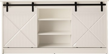 Cama Meble Chest of drawers 160x80x35 GRANERO white/gloss white