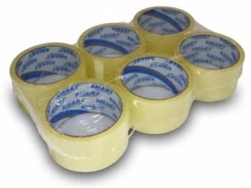 Nc System Packing Tape ACRYLIC SMART adhesive 48/66 6 pieces Transparent