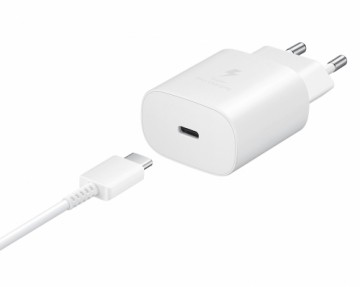 EP-TA800XWE Samsung 25W Travel Charger USB-C Data Cabel White (Damaged Package)