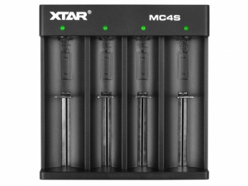 XTAR MC4S, AA|AAA 18650 akumulatoru lādētājs.