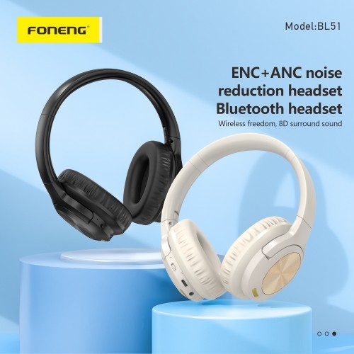 OEM Foneng Bluetooth headphones BL51 black image 5
