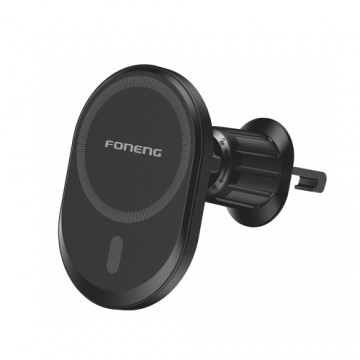 OEM Foneng Car holder CP105 magnetic with induction charging to air vent black