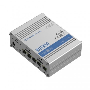 Teltonika RUTX50 | Промышленный маршрутизатор | 5G, Wi-Fi 5, Dual SIM, 5x RJ45 1000Mb|s