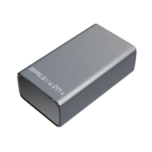 Extralink EPB-127 30000mAh Silver | Powerbank | Power bank, 65W PD, USB-C image 3
