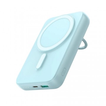 Wireless powerbank 10000mAh Joyroom JR-W050 20W MagSafe with ring and stand - blue
