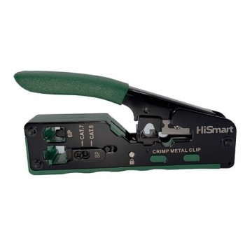 Hismart Crimping Tool with Stripper and Cutter for CAT5, CAT6, CAT7