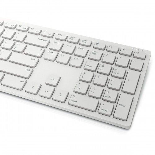 Клавиатура и беспроводная мышь Dell KM5221W-WH Белый Qwerty US image 2