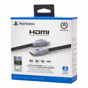 HDMI Kabelis Powera 1520481-01 Melns/Pelēks 3 m