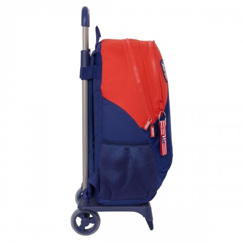 AtlÉtico Madrid Школьный рюкзак с колесиками Atlético Madrid Синий Красный 32 x 44 x 16 cm image 3