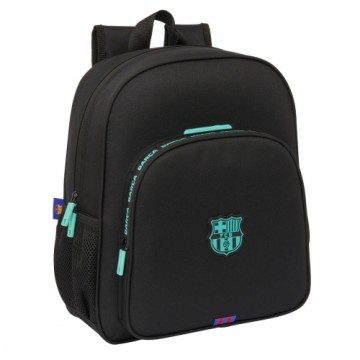 Школьный рюкзак F.C. Barcelona Чёрный 32 X 38 X 12 cm