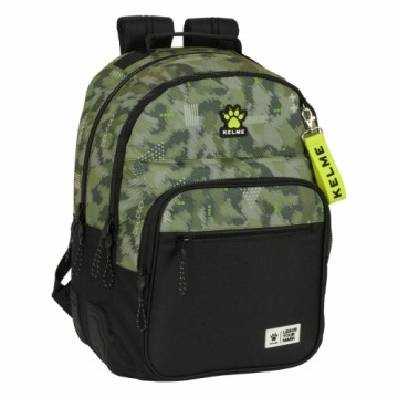 Школьный рюкзак Kelme Travel Чёрный Зеленый 32 x 42 x 15 cm