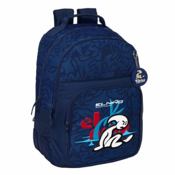 El NiÑo Школьный рюкзак El Niño Paradise Тёмно Синий 32 x 42 x 15 cm