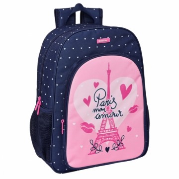 Школьный рюкзак Safta Paris Розовый Тёмно Синий 33 x 42 x 14 cm