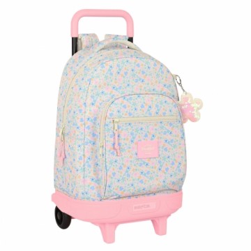 Школьный рюкзак с колесиками BlackFit8 Blossom Разноцветный 33 X 45 X 22 cm