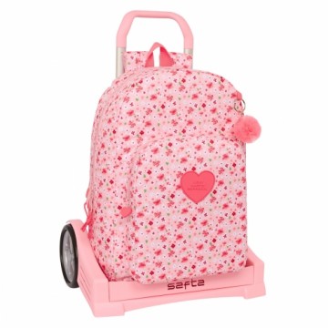 Vicky MartÍn Berrocal Школьный рюкзак с колесиками Vicky Martín Berrocal In bloom Розовый 30 x 46 x 14 cm